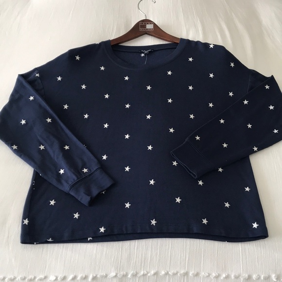Splendid Star Embroidered long sleeve Sweatshirt - Picture 5 of 13